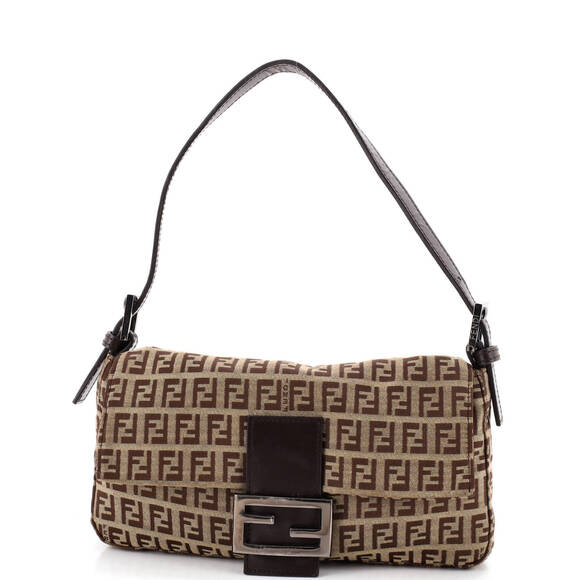 Fendi Handbags - Fendi Baguette Bag Zucchino Canvas